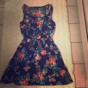 Forever 21 Floral Dress with Elastic Waist